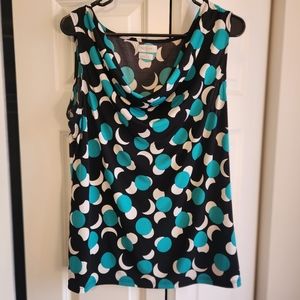 Van Heusen Sleeveless Cowl Neck Top